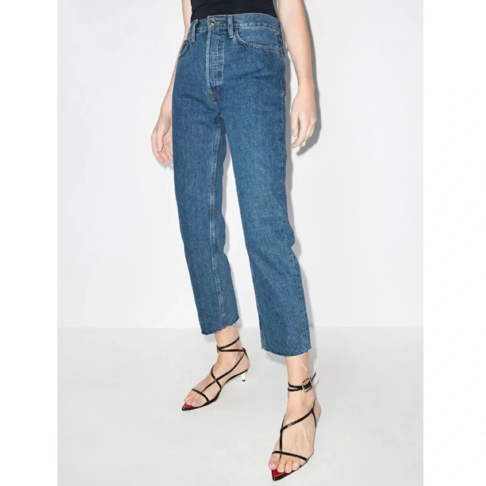 RE/DONE Stove Pipe high-rise jeans